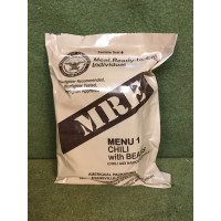 USA RAÇÃO MRE MENU 01 - Chili com Feijão