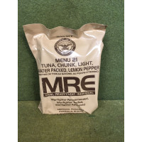 USA RAÇÃO MRE MENU 21 - Atum ao natural ao Lemon pepper